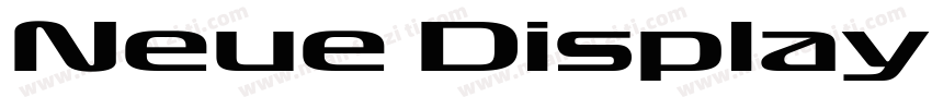 Neue Display wide字体转换